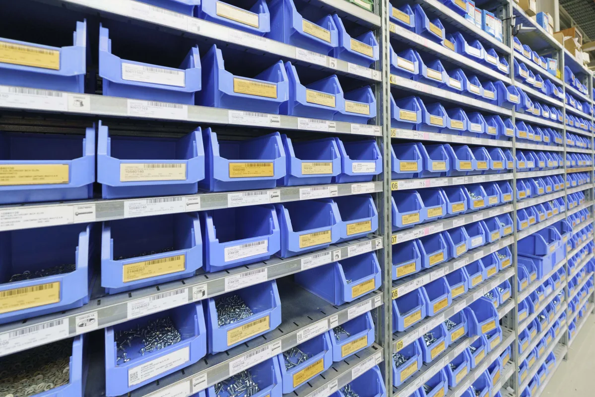 Marine spare parts warehouse shelving